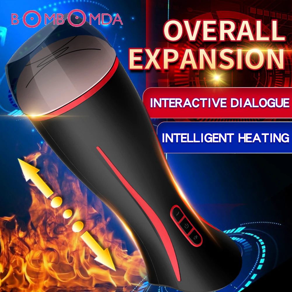 Мужской мастурбатор с автонагревом чашка для минета секс игрушки мужчин умный