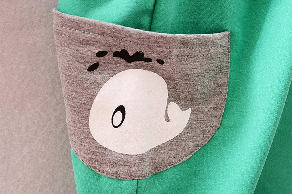 Весенне-осенние детские комплекты одежды для мальчиков и девочек Детские Топы +