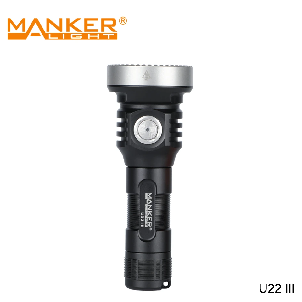 Мощный уличный светодиодный фонарик Manker U22 III 21700 зарядка через USB Type-C | Лампы и