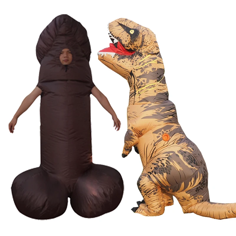 Анимэ Косплей динозавр женский костюм для взрослых на хэллоуин надувной все тело