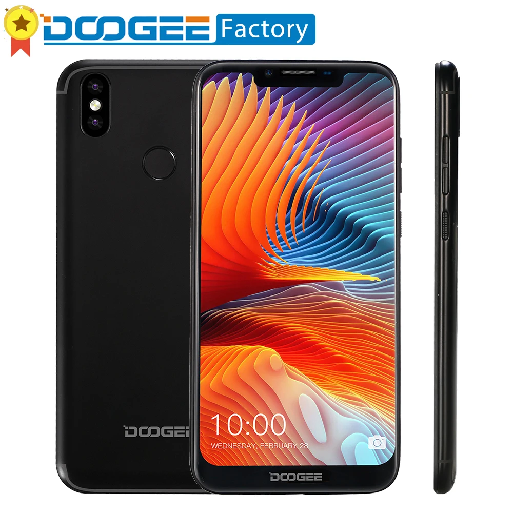 DOOGEE BL5500 Lite Android 8 1 смартфон 6 19 ཏ:9 экран 13.0MP мобильный телефон 5500 мАч