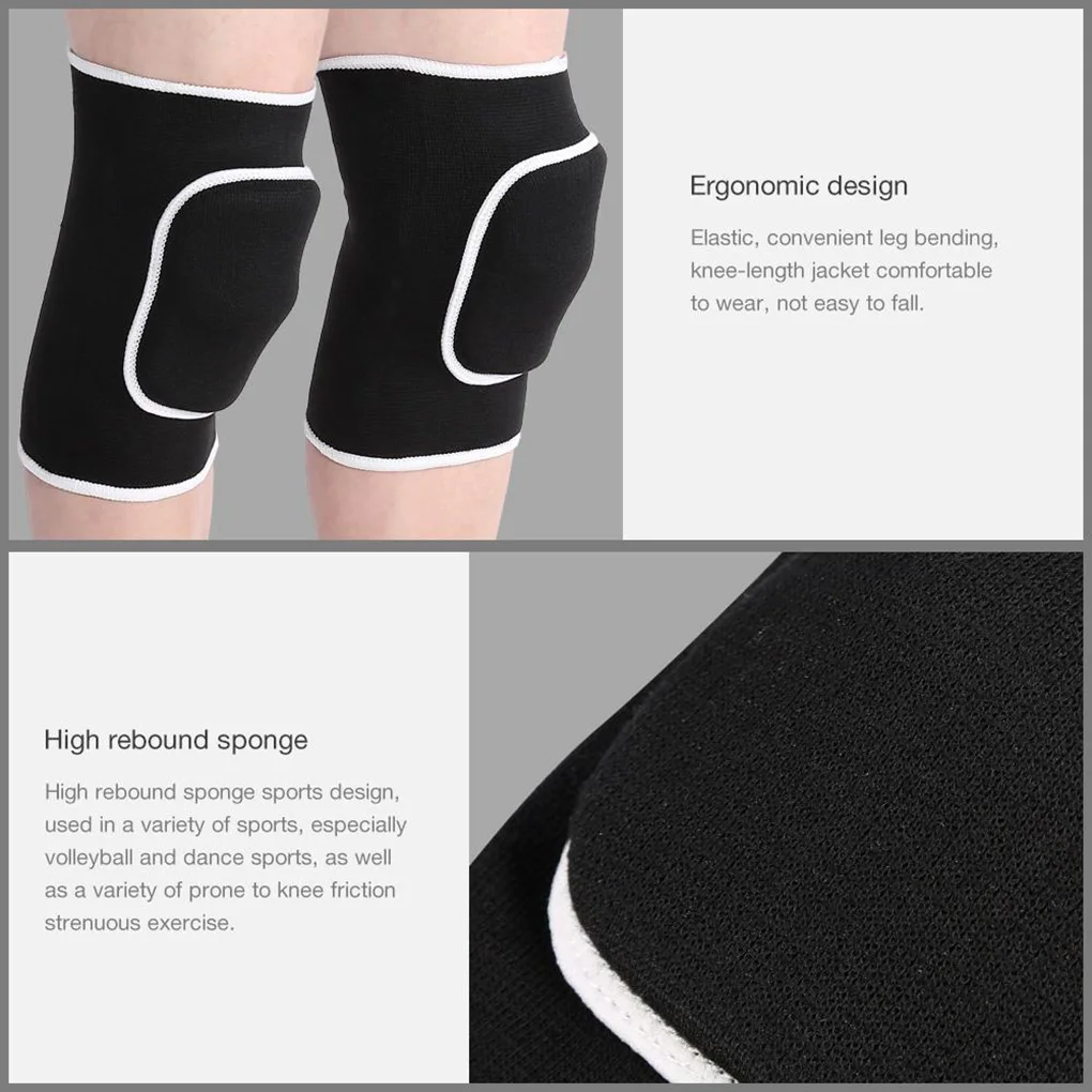 

1 пара спортивный бандаж для поддержки коленного сустава для волейбола, футбола, баскетбола, наколенник для фитнеса, защитный наколенник, Но...