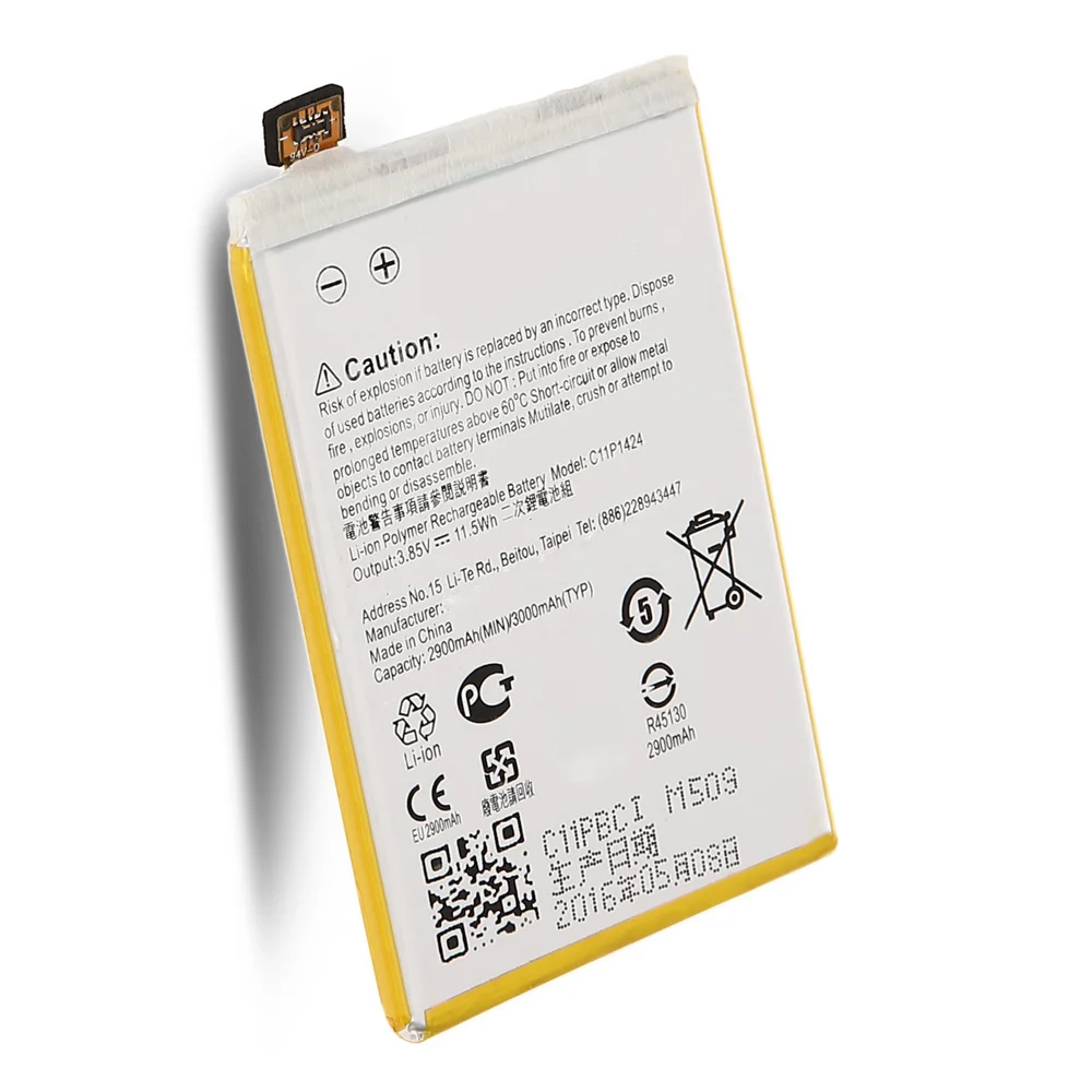 

100pcs/lot C11P1424 Spare Battery ForASUS ZenFone 2 ZE550ML ZE551ML Z00ADA Z00ADB Z008DB 2900/3000mAh battery Replacement