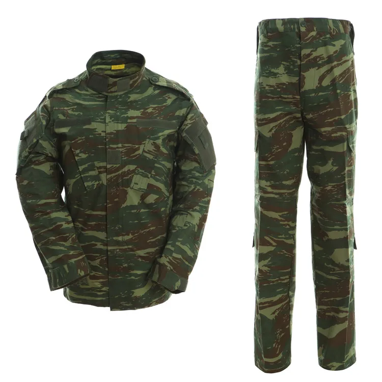 

US Army Military Uniform Men ACU Version Greece Camouflage Lizard Suits Greek Patterns For Training Field CS Game Airsoft