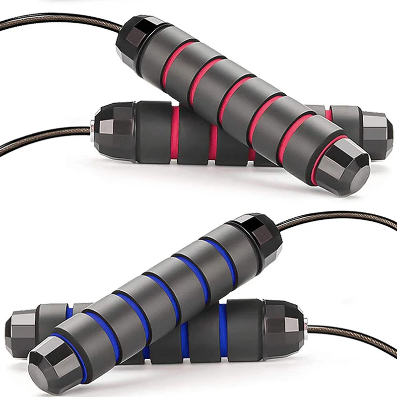 

Jump Rope Tangle-Free Rapid Speed Jumping Rope Cable With Ball Bearings Steel Skipping Ropes Gym Fitness Home Exercise Slim Body