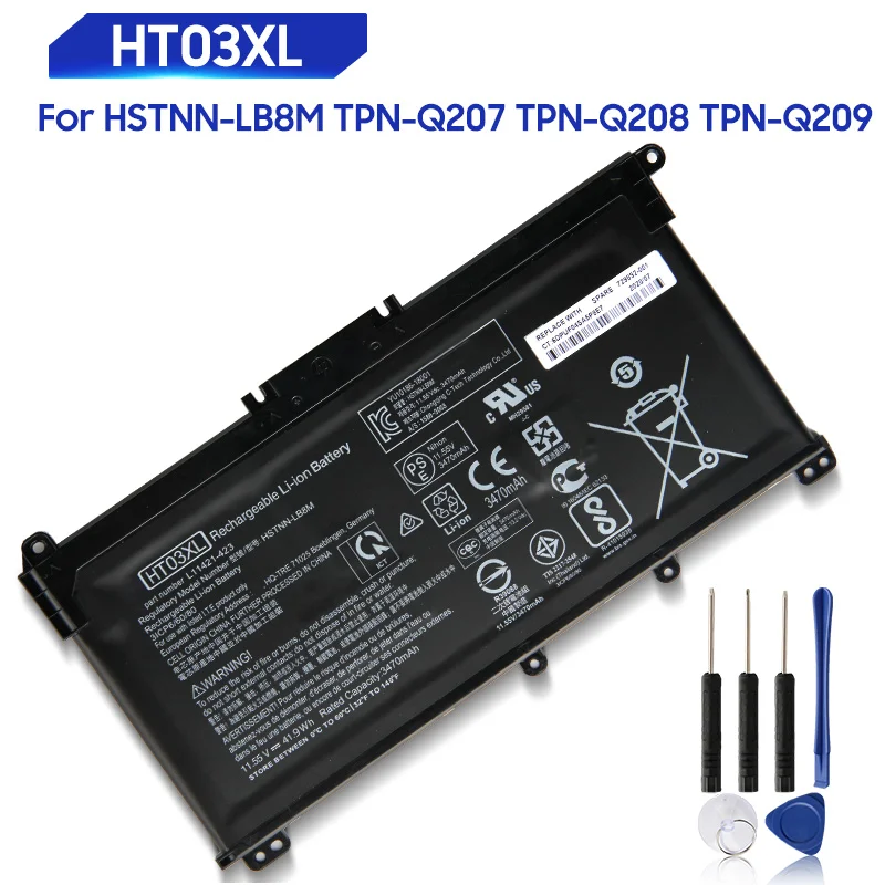 Оригинальная замена Батарея HT03XL HSTNN LB8M для HP 14 15 CE2019TX CE1001TU TPN Q207 Q208 Q209 L11421 1C1