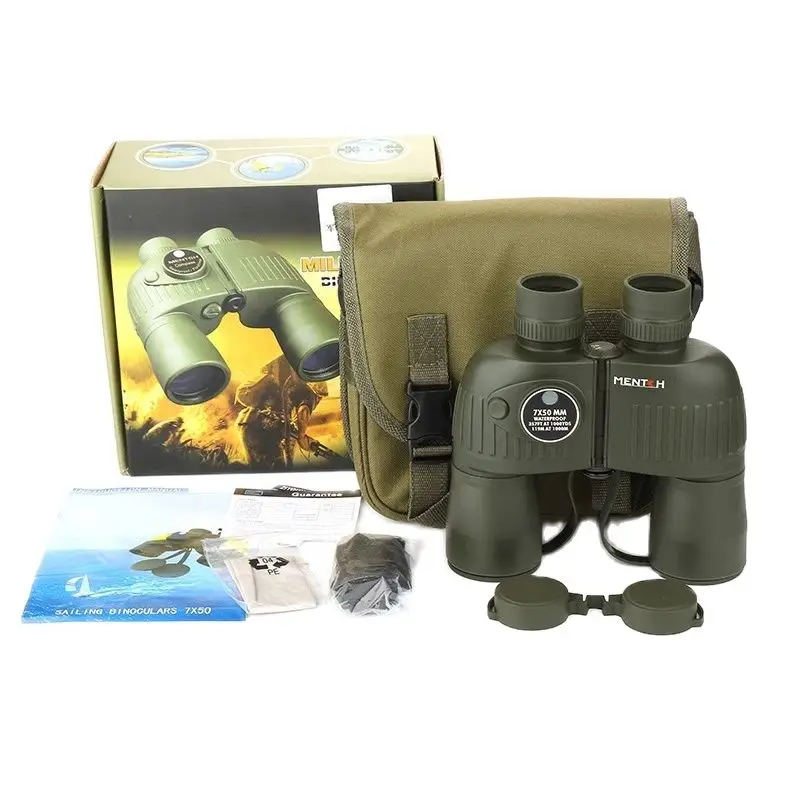 

Binoculars HD Powerful Telescope Discovery Tactical Military Compass Rangefinder Device Distance Meter Waterproof For Hunting
