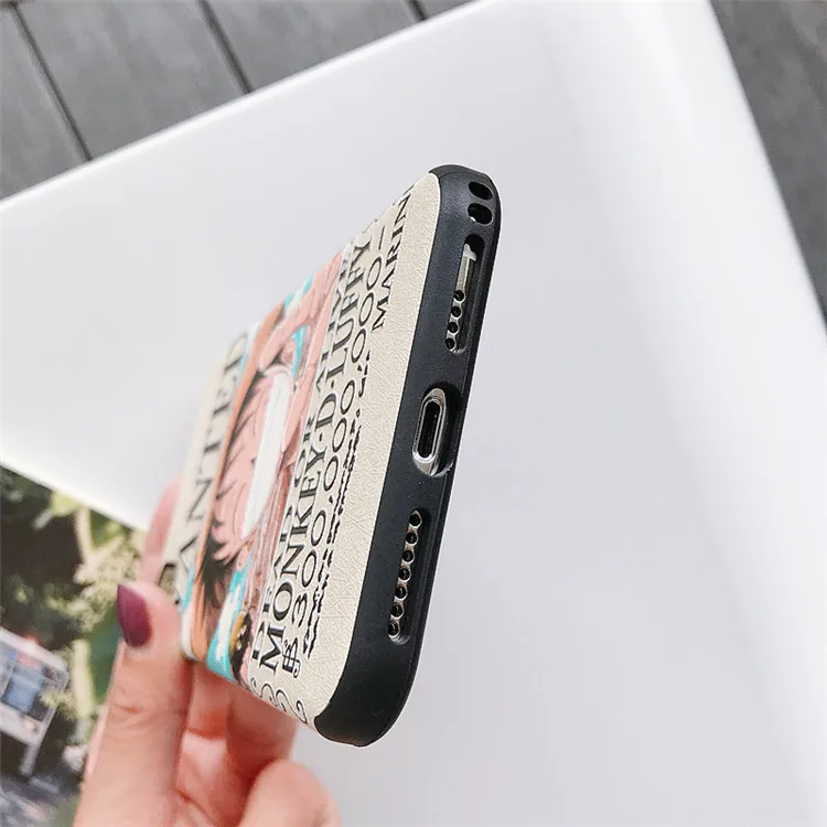 Цельный японский аниме Luffy Wanted винтажный постер чехол для телефона iPhone 7 7plus 6S 8 Plus