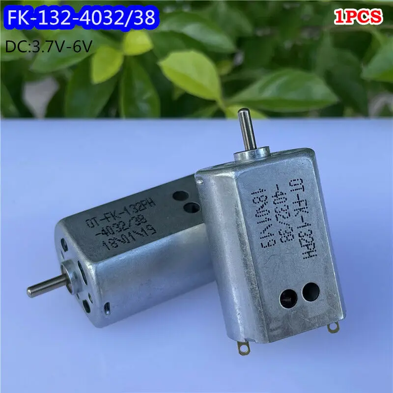 

Micro OT-FK-132PH-4032 Двигатель с угольной щеткой постоянного тока 3,7 В-6 В 32800 об/мин Высокоскоростной мини-двигатель 132 DIY RC модели игрушечных автомобилей