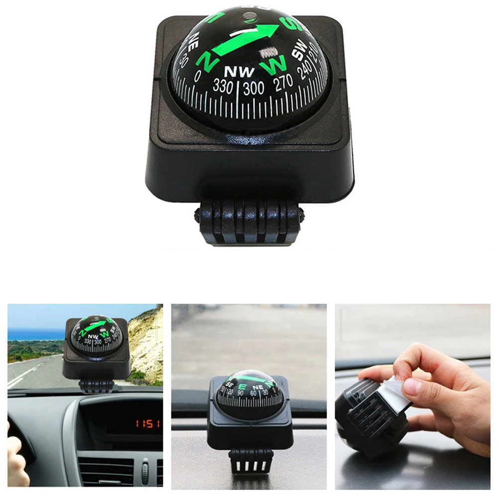 

1PC High Quality Durable Outdoor Vehicle Car Navigation Boat Digital Compass ABS Plastic Camping Portable Accessories