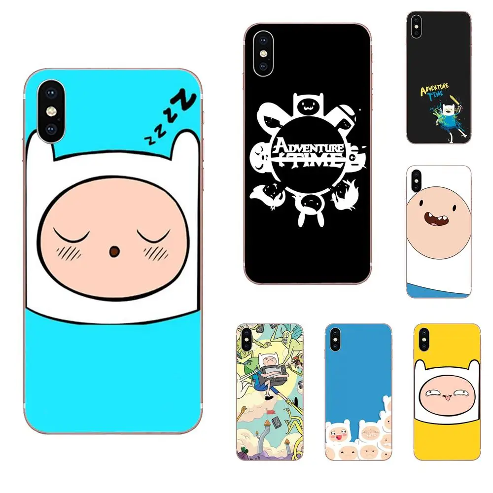 Красочные комиксы с изображением Финна из Adventure Time для samsung Galaxy Note 5 8 9 S3 S4 S5 S6 S7 S8 S9