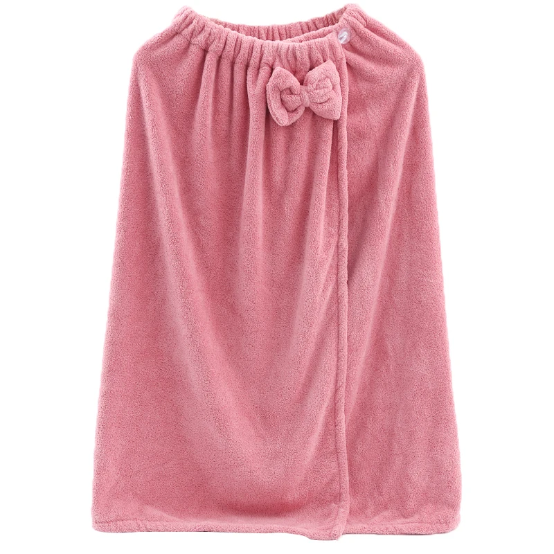 Пригодный для носки и обертываемый банный костюм из юбки шапки сушки волос двух