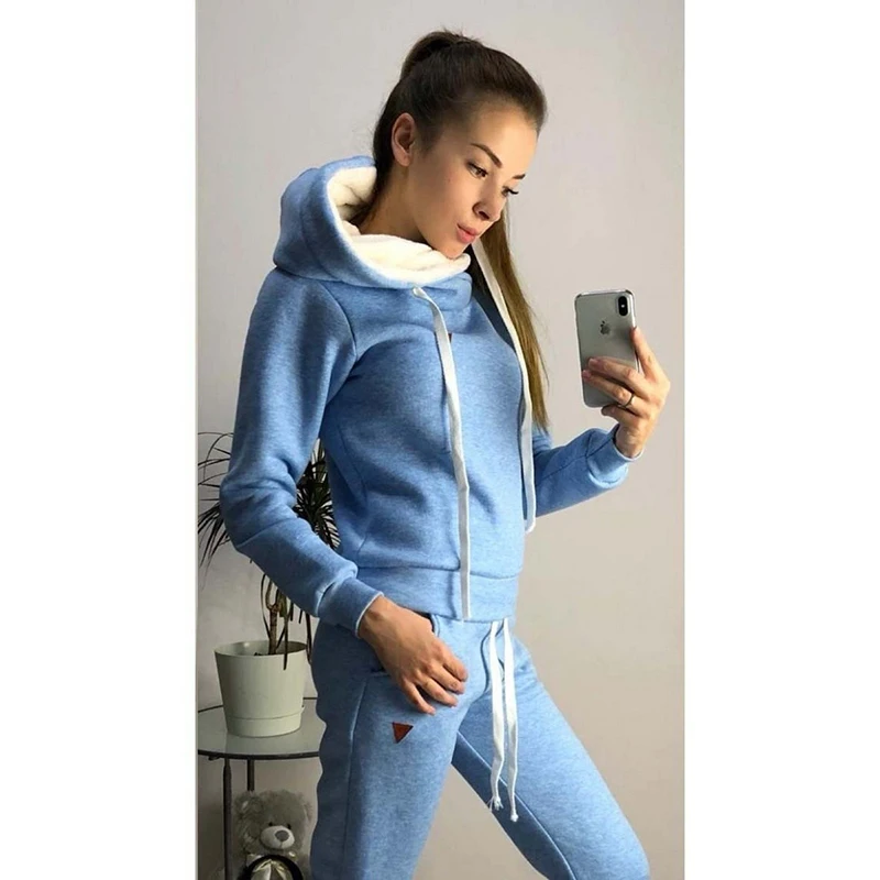 Voobuyla/осенне зимние спортивные комплекты из 2 предметов спортивный костюм для