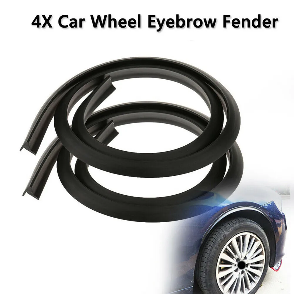 Color Wheel Decorations Lips Protector 73cm * 2.5cm Arch Black Flares | Автомобили и мотоциклы