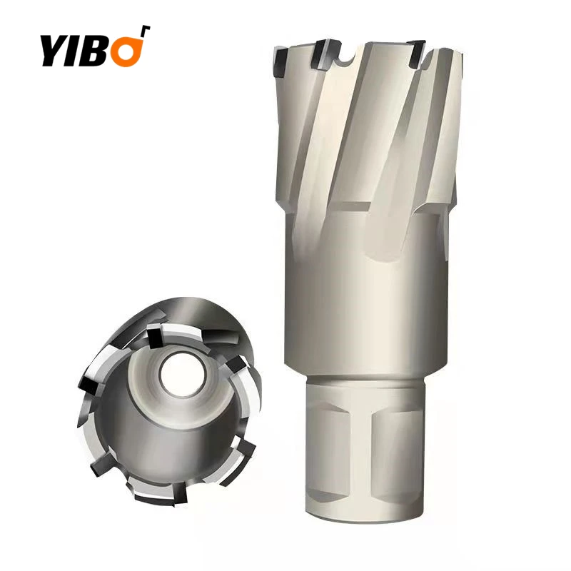 Кольцевой резак TCT 12-65 мм × 35 магнитные сверла с хвостовиком Weldon 3/4 дюйма Карбидное