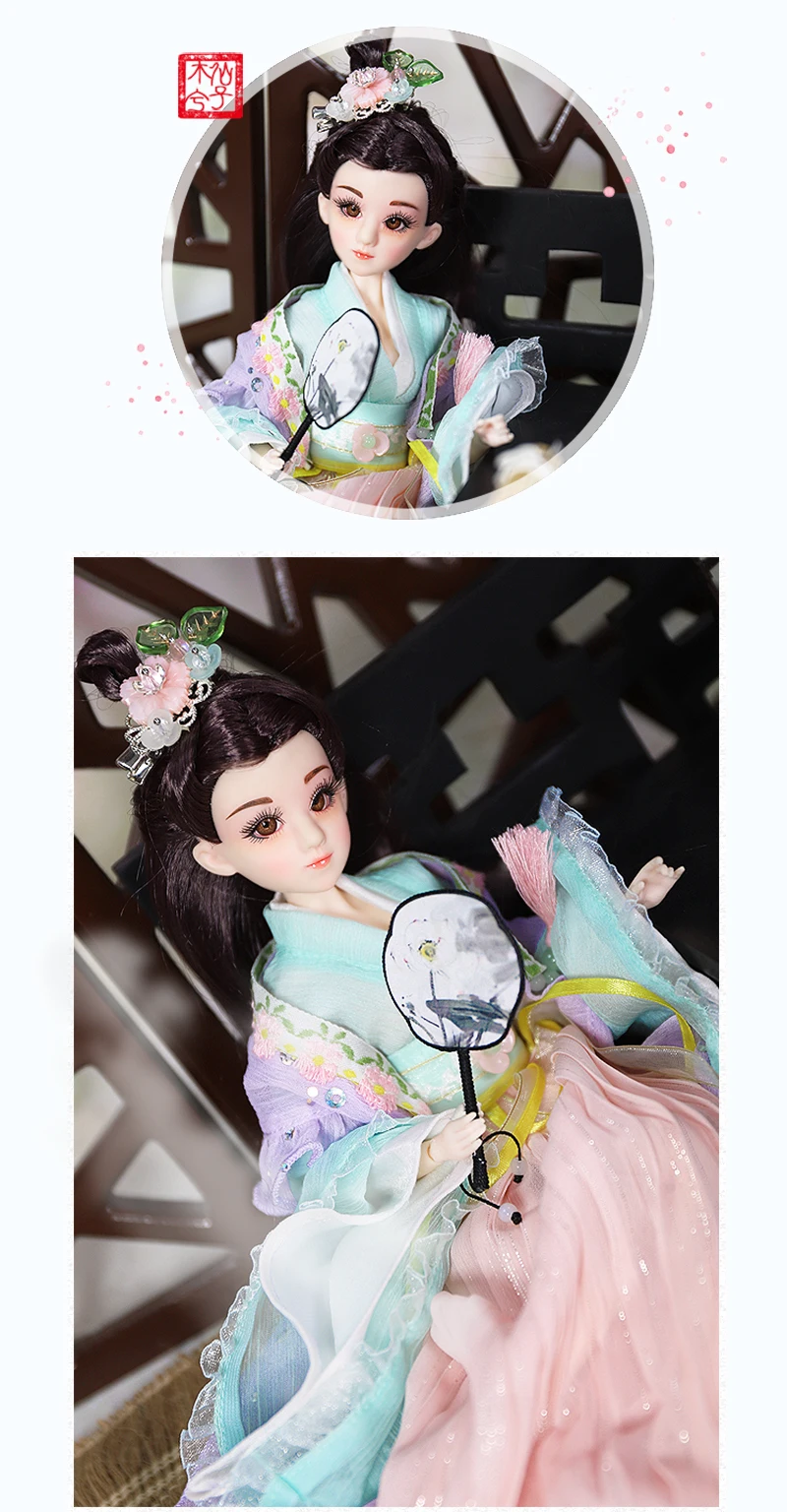 Мм девушка 1/6 BJD кукла Очарование Востока имя в цветочном потоке включая одежду подходит для ручная работа кукла Pullip, Ледяной, Blyth, Licca