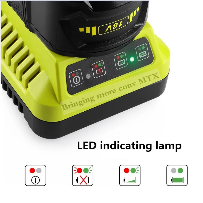 Зарядное устройство ryobi P117 для Ni-CD Ni-MH li-ion батарей 12 В 14 4 18 в | Электроника