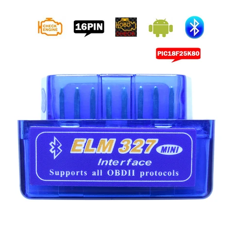 Obd2 сканер Elm327 Bluetooth V1.5 автомобильные диагностические инструменты ELM 327 V 1,5 OBD 2 Автомобильный считыватель кодов диагностический сканер для Android