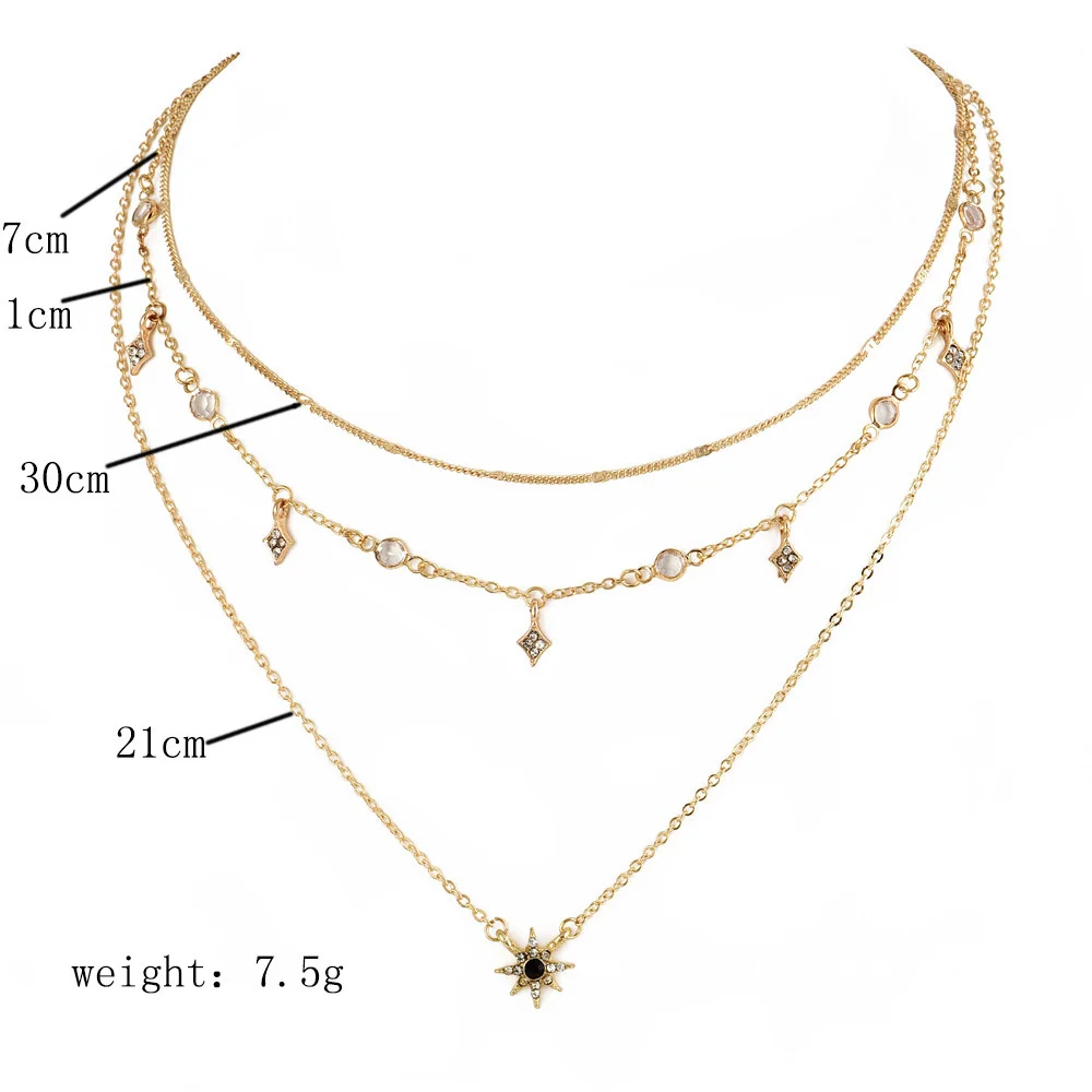 

New Fashion Necklace Pendant Multilayer Clavicle Women