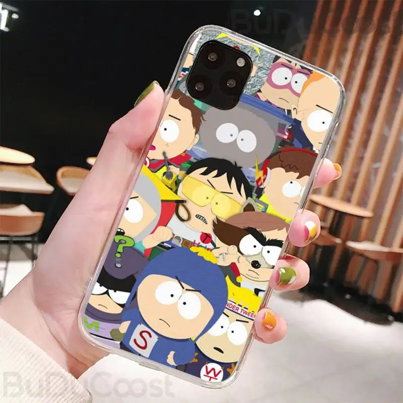 

Cartoon South-Park painting Phone Case for iPhone 8 7 6 6S Plus X 5S SE 2020 XR 11 pro XS MAX 12 12Mini
