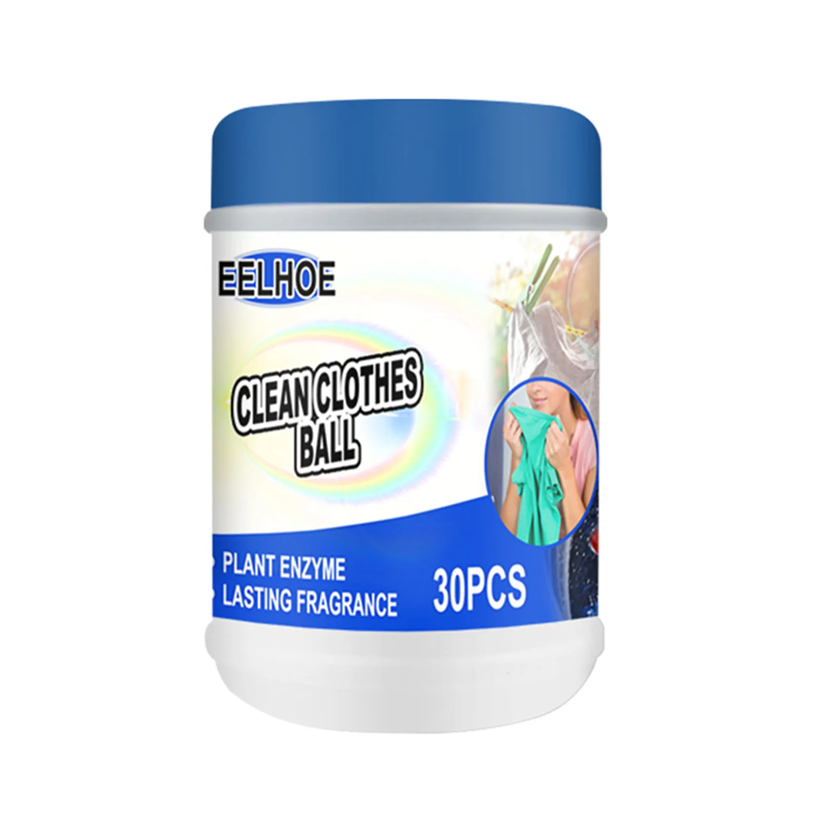 

30PC Laundry Gelatine Bead Barreled Long Lasting Fragrance Washing Cleaner Ball Domestic Powerful Concentrated Laundry Ball