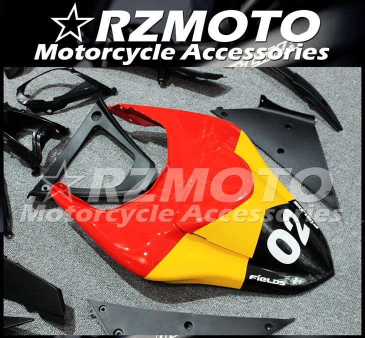 

New ABS Motorcycle whole Fairings kit Fit for Kawasaki Ninja ZX-6R 636 07 08 ZX6R 2007 2008 Custom Free red yellow