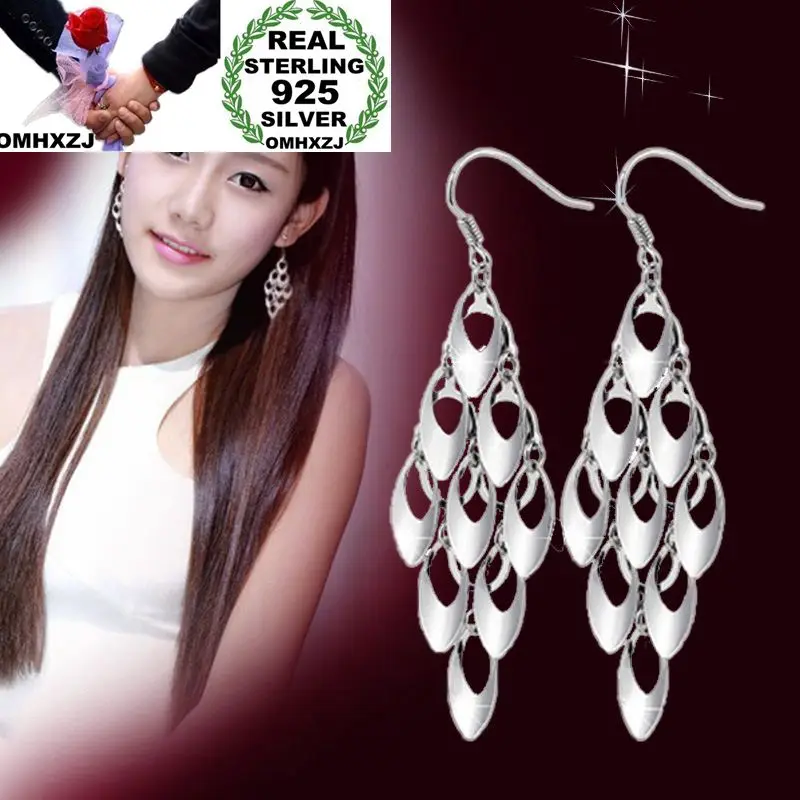 Женские серьги подвески из серебра 925 пробы с павлиньим хвостом|Серьги-подвески| |