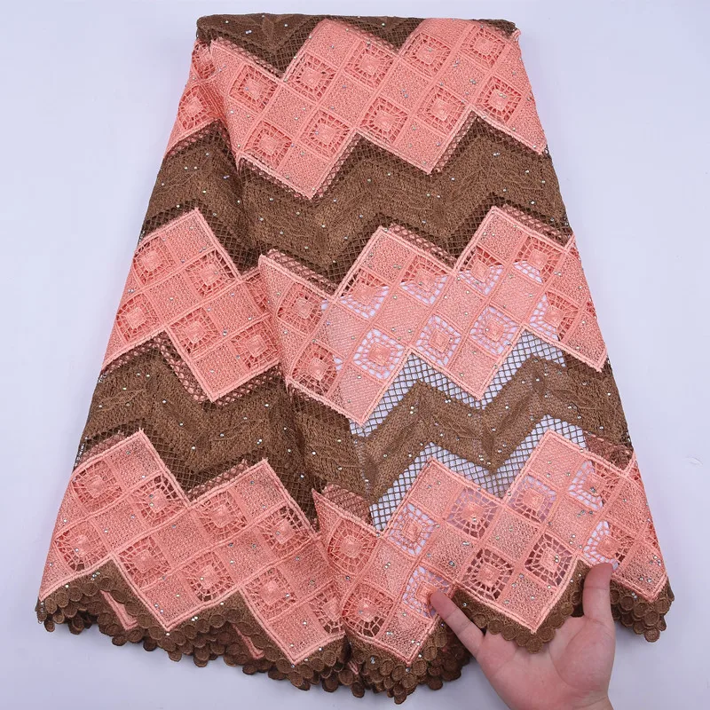 Последний Шнур гипюр кружевная ткань Африканский французский нигерийский