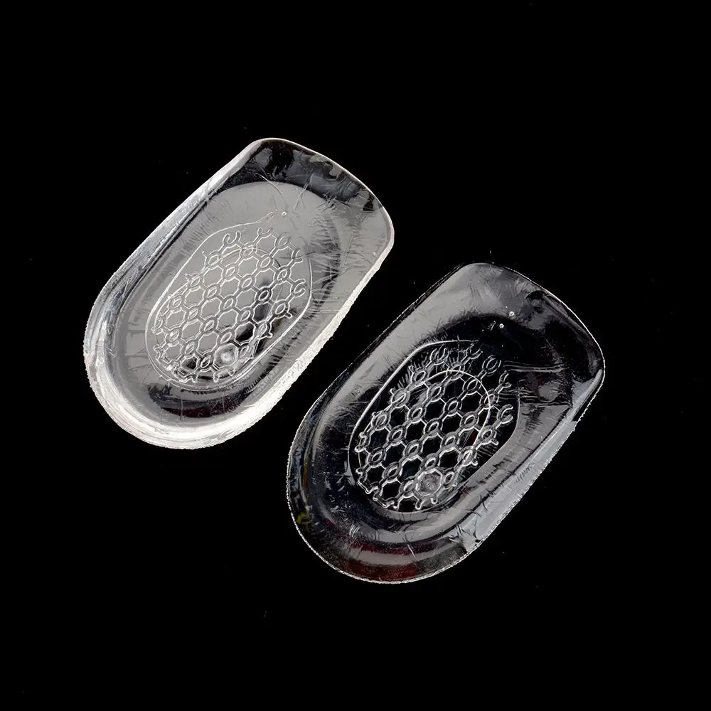 

2021 New Silicon Gel Insoles Back Pad Heel Cup for Calcaneal Pain Health Feet Care Support spur feet cushion silicone foot pads