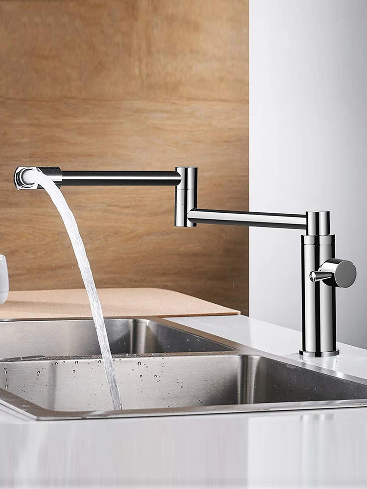 100% медный для бытовой раковины одиночный Холодный Смеситель кухни смеситель