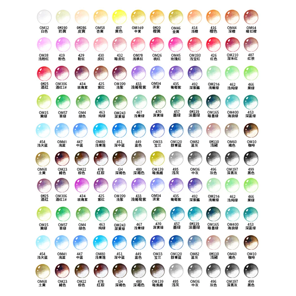 Карандаш акварельный треугольный водорастворимый 120 цветов товары для рукоделия