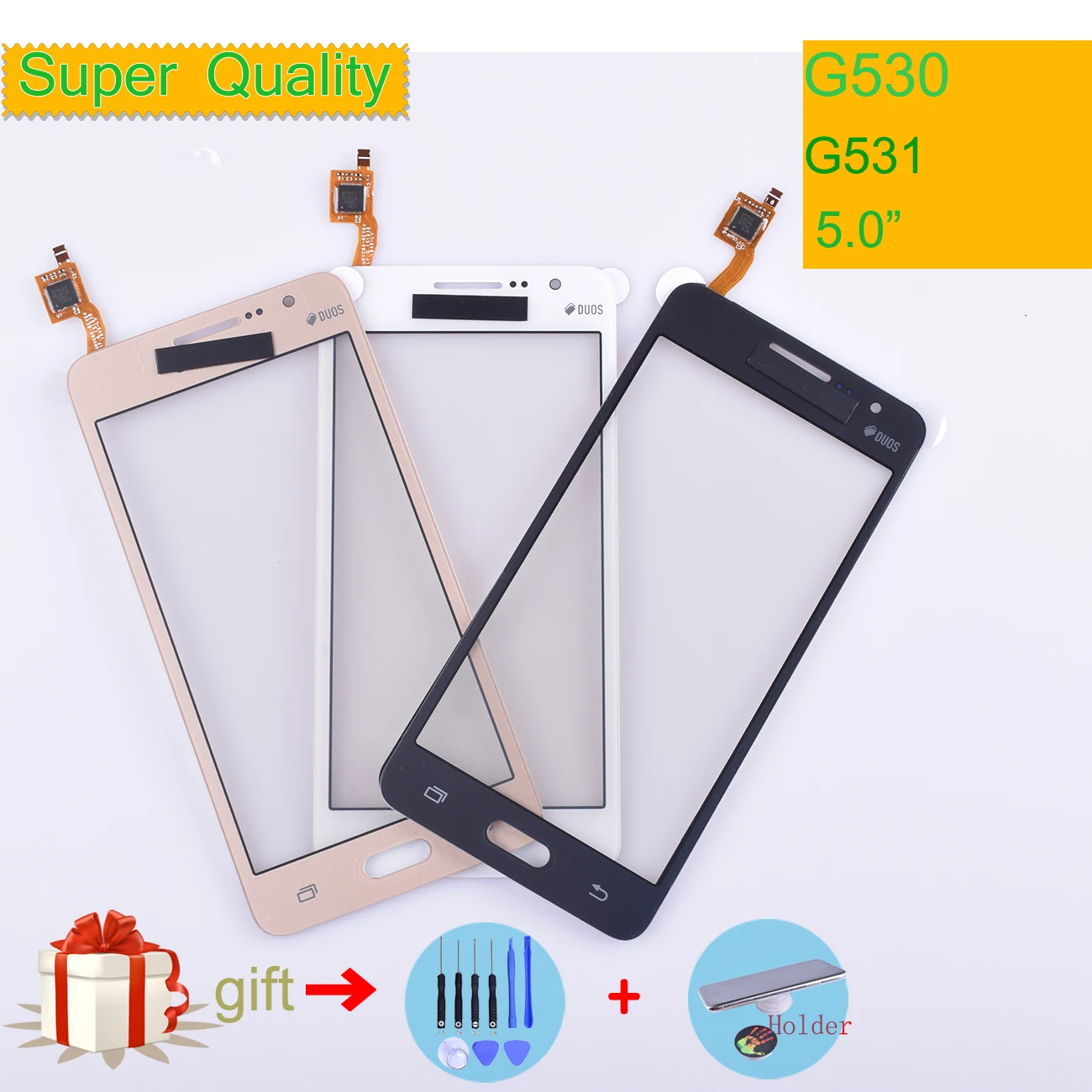 G530 G531 сенсорный экран для samsung Galaxy Grand Prime G531H G531F G530H G530F G5308 сенсорный экран дигитайзер панель сенсор без ЖК-дисплея