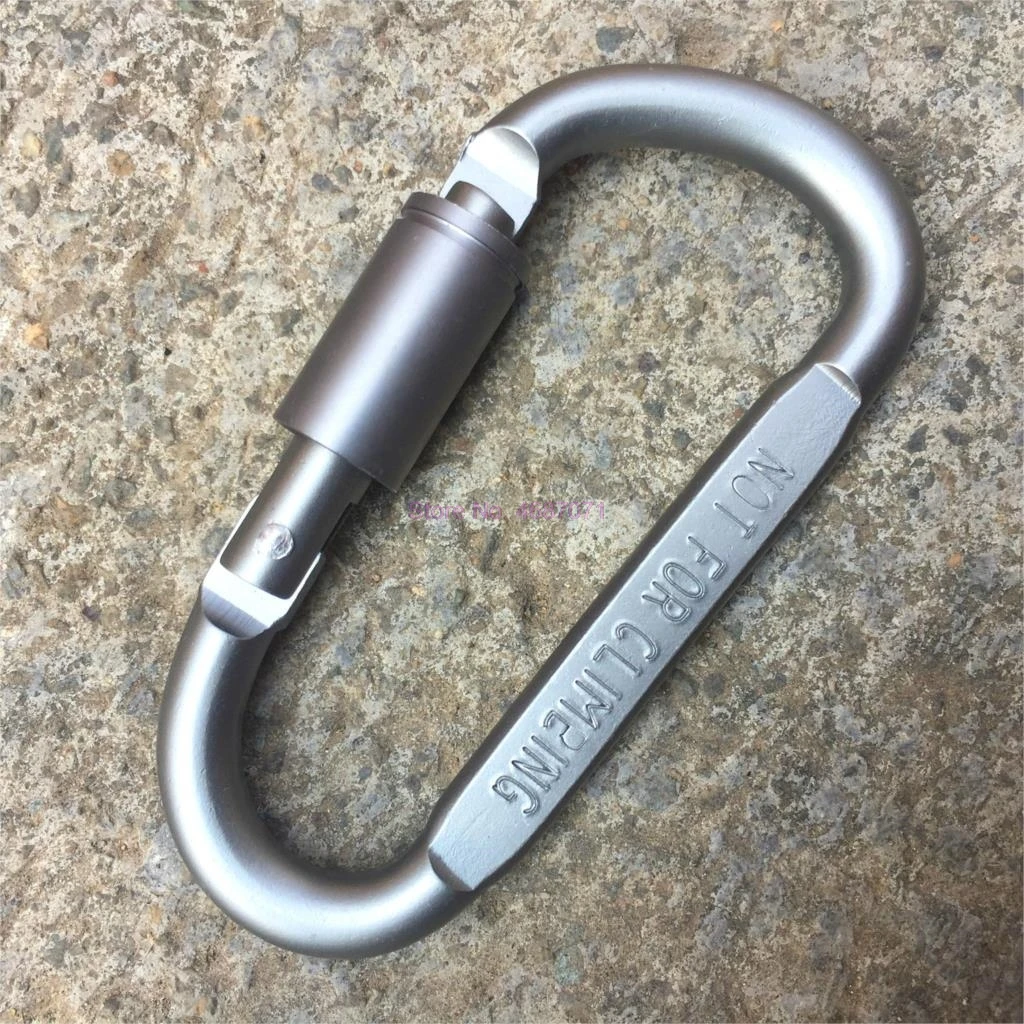 By DHL 250pcs Carabiner Travel Kit Camping Equipment Alloy Aluminum Survival Gear Camp Mountaineering Hook | Спорт и развлечения