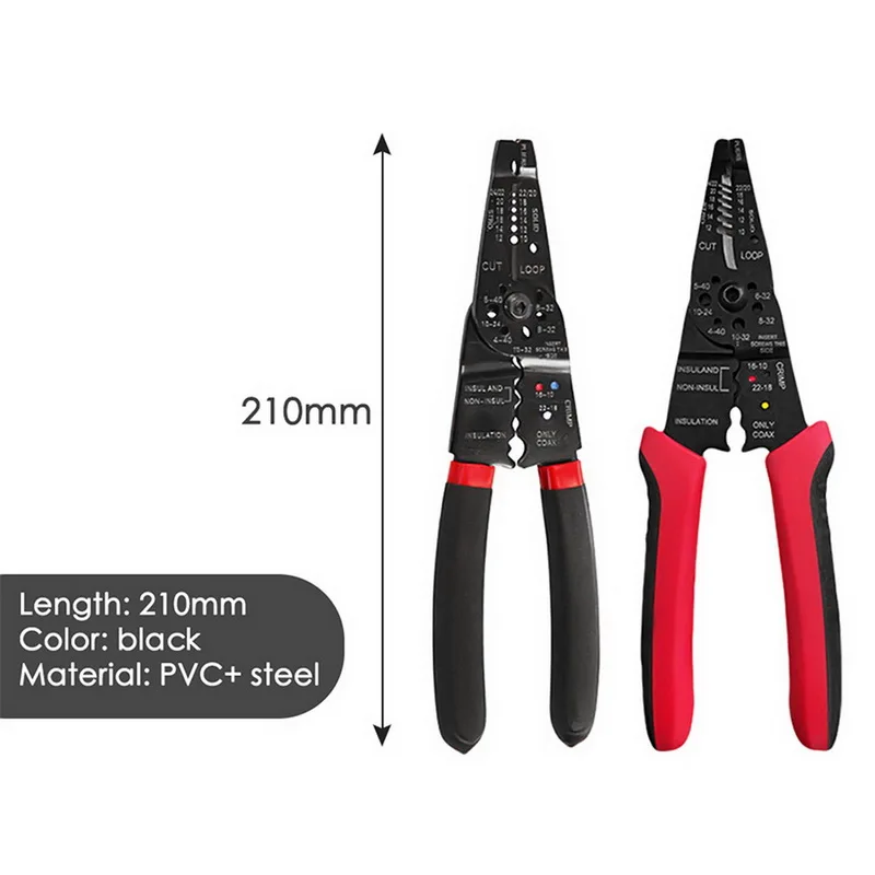 8inch Multifunction Wire Stripper Cutter Crimper Portable Knife Acutomatic Electrical Repair Tools | Инструменты