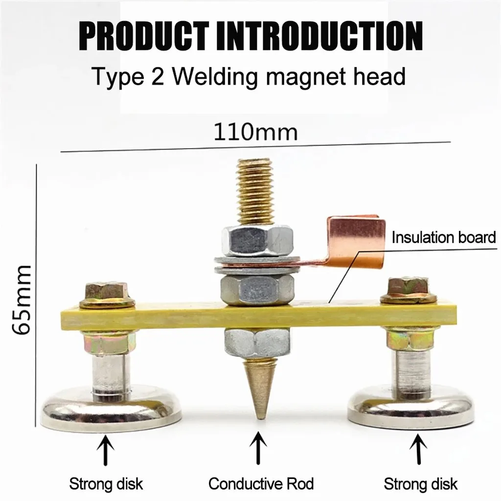 

40^Double Magnetic Welding Ground Clamp Small Magnetic Welding Ground Clamp