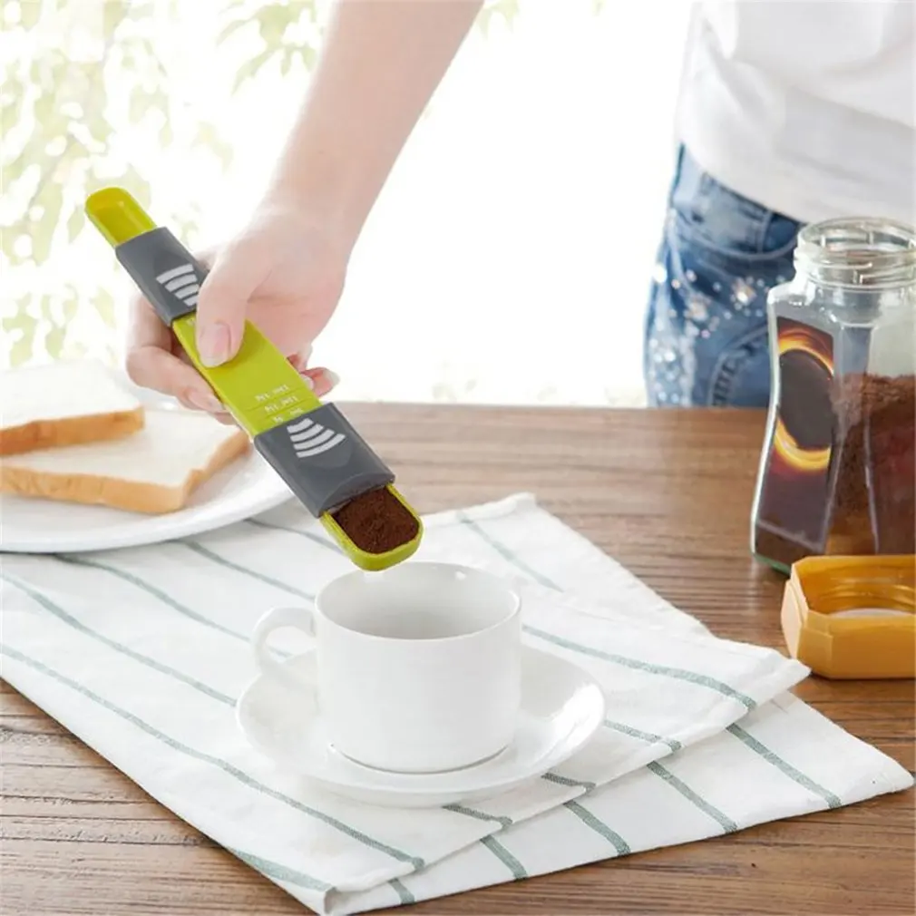 Кухонная восьмиступенчатая весовая ложка регулируемая количественная