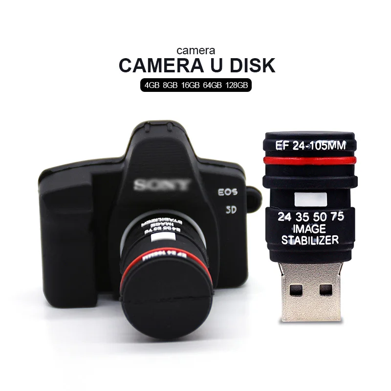 Флешка, 128 ГБ, камера, USB флеш-накопитель, 8 ГБ, 16 ГБ, 32 ГБ, 64 ГБ, USB флешка, запоминающая память, USB, классический ключ, большой палец, u-диск, креативный школьный подарок