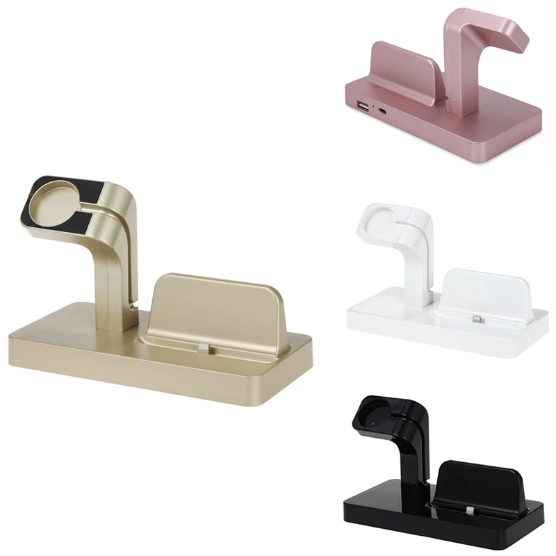 

2 in 1 Charging Dock, Charger Holder for iPhone, for iPhone 6/6Plus/6S/7Plus for Apple Watch Bracket