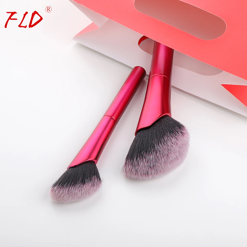 FLD 1 шт. кисть для пудры для лица набор кистей для макияжа с алюминиевой ручкой высокое качество набор кистей для румян