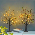 Светодиодный ночник, сказочный светильник, украшение для спальни на батарейках, прикроватная лампа, гирлянда, светильник для дома, рождественские Креативные украшения