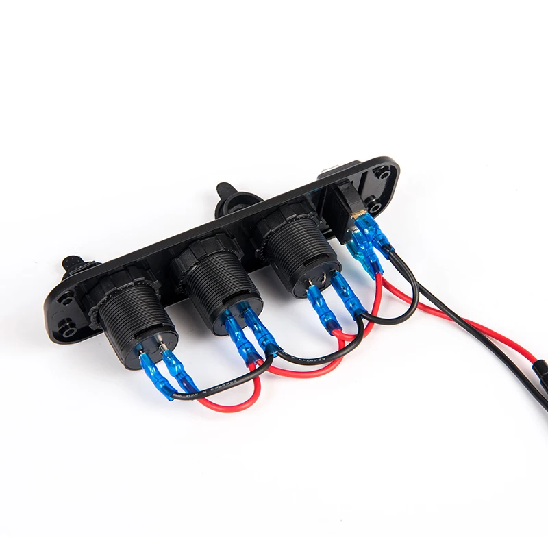 12 В usb зарядное устройство Лодка 12 В USB Автомобильное зарядное устройство 12 в панель Быстрый телефон usb Автомобильное зарядное устройство с вкл/выкл 5 в 4.2A разъем прикуривателя автомобиля
