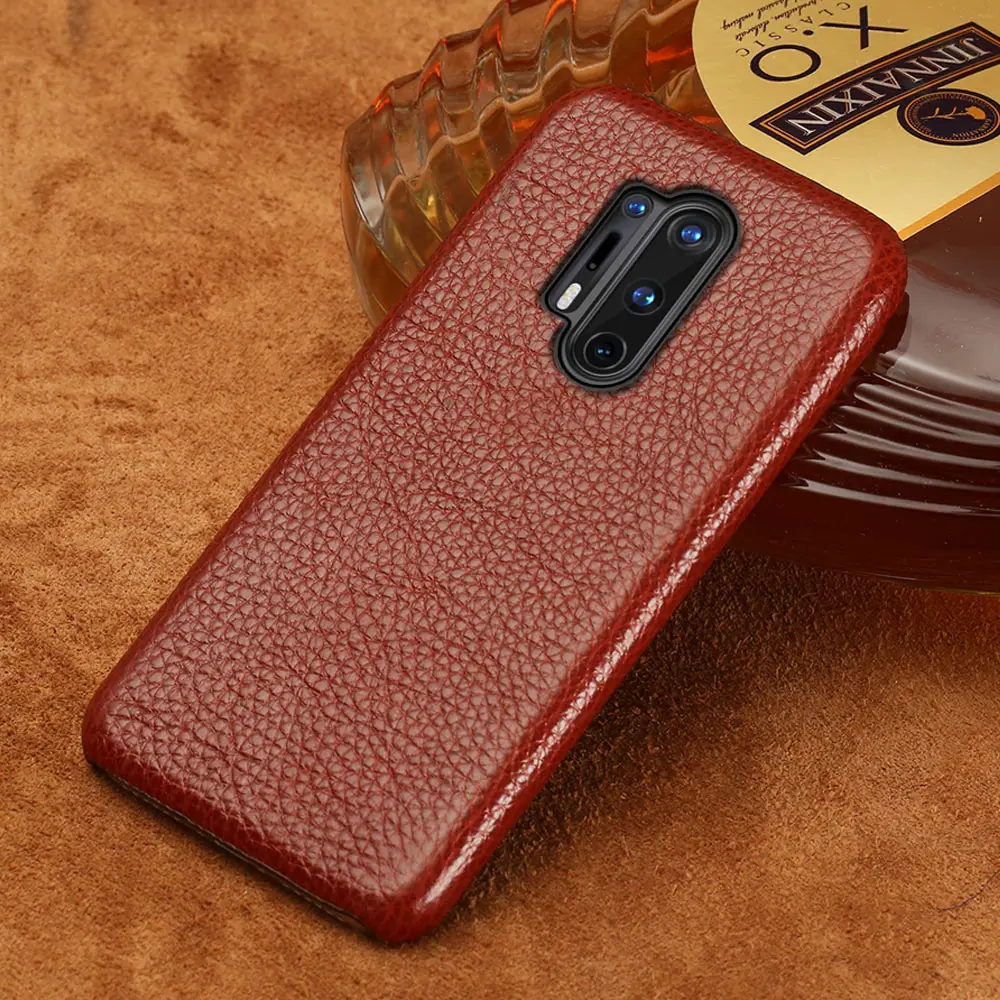 

Genuine Litchi Grain Leather Phone case For Oneplus 11 8 9 Pro 9R 10R 11R Ace 2 9RT 10 Pro 7 Luxury Back Cover for One plus Nord