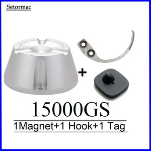 Магнитный съемник, универсальный прибор для снятия этикеток 15000GS + съемник крючков + магнитные системы защиты от краж