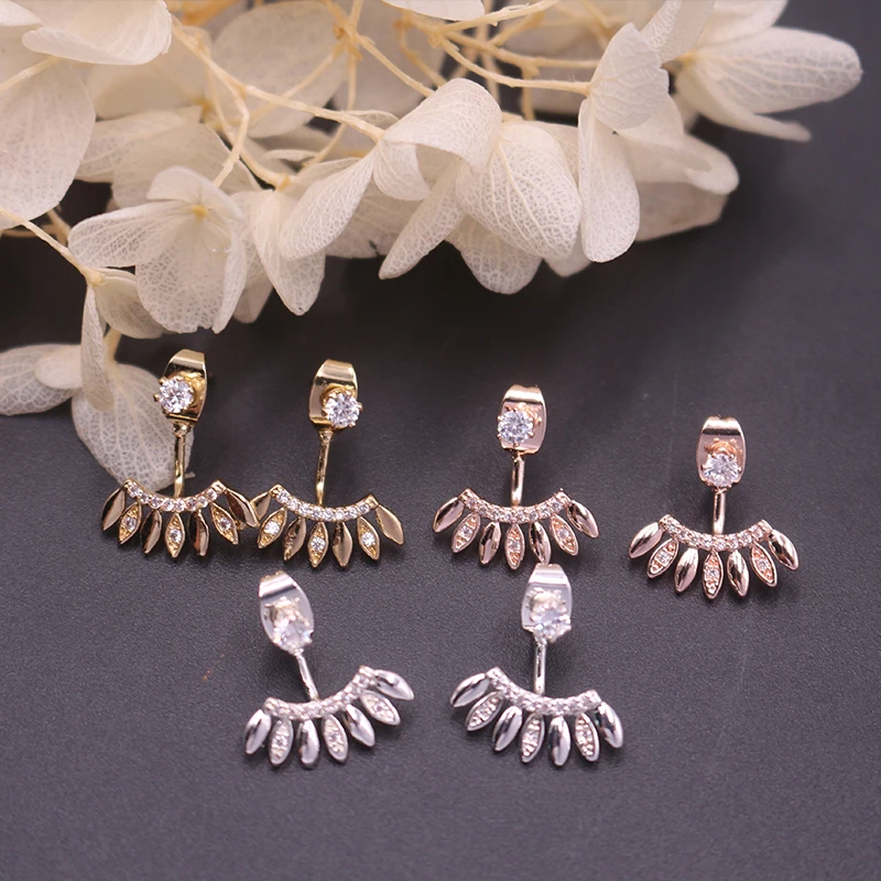 Шикарная индивидуальная куртка для ресниц женщин и девушек медные серьги