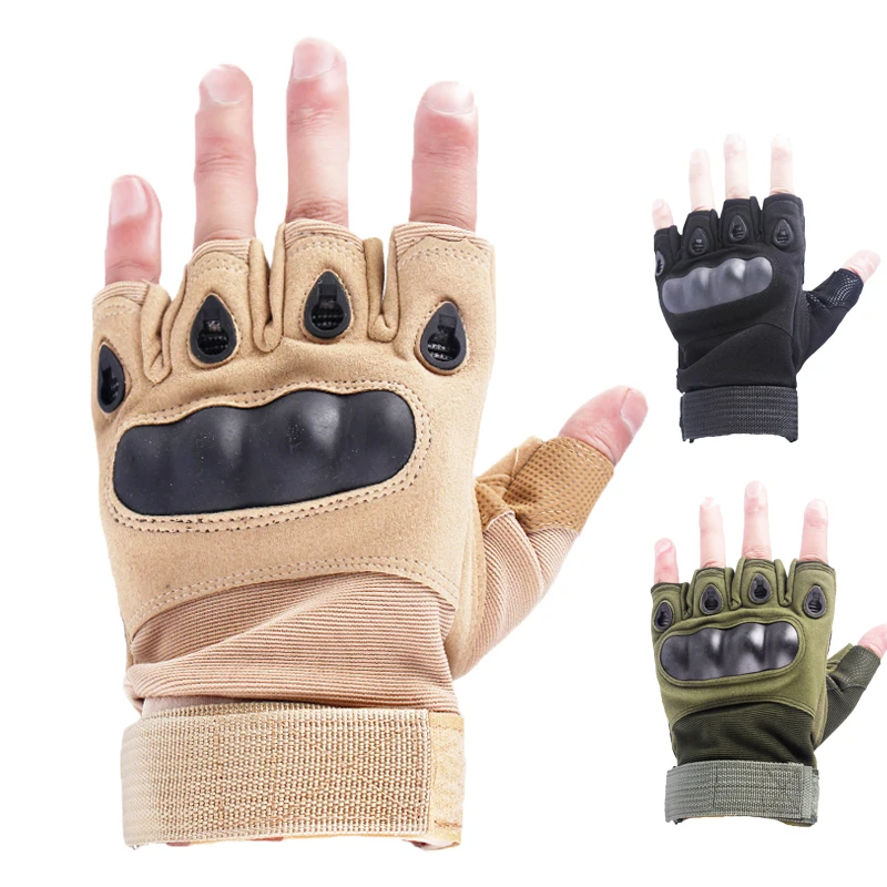 Открытый Тактические перчатки для страйкбола спортивные без пальцев в стиле