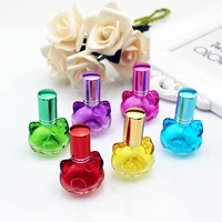 1PC 10ml Colorful Glass Perfume Bottles Spray Refillable Atomizer Scent Bottles Packaging Bottle 5colors