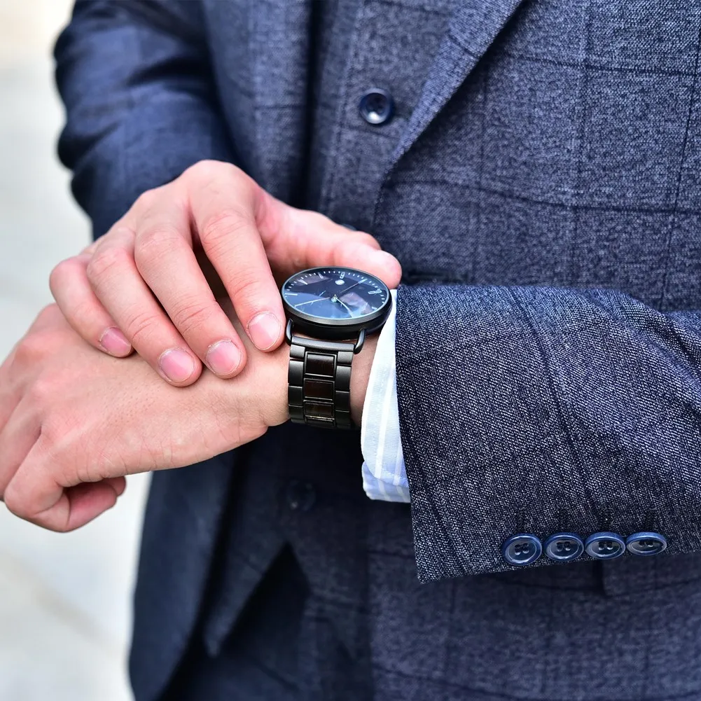 

Men Watch BOBO BIRD Custom Wooden Fasion Wristwatch New Design Marble Dial Japanese Quartz Movement reloj hombre Great Gift Box