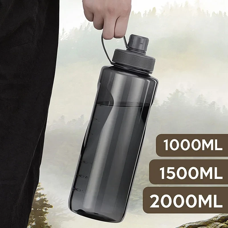 

Large-Capacity Water Bottle Summer Sports Portable Plastic Water Cups Outdoor Camping Bicycle Cycling Climbing Drinking Bottles