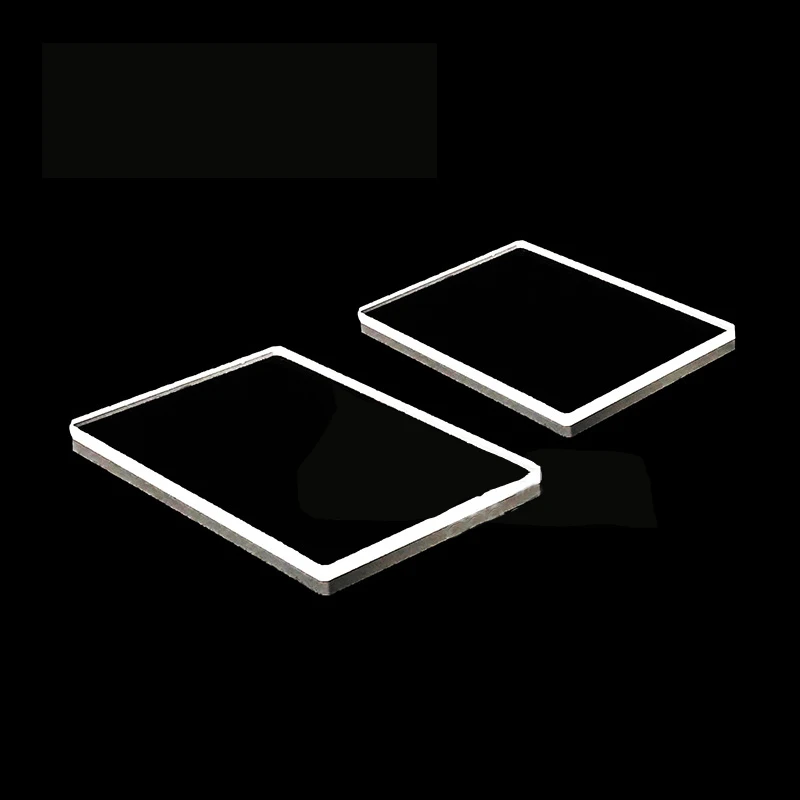 High Permeability Quartz Glass Square 25*2*2mm Spot JGS1 Far Ultraviolet Optical Coating Substrate | Инструменты