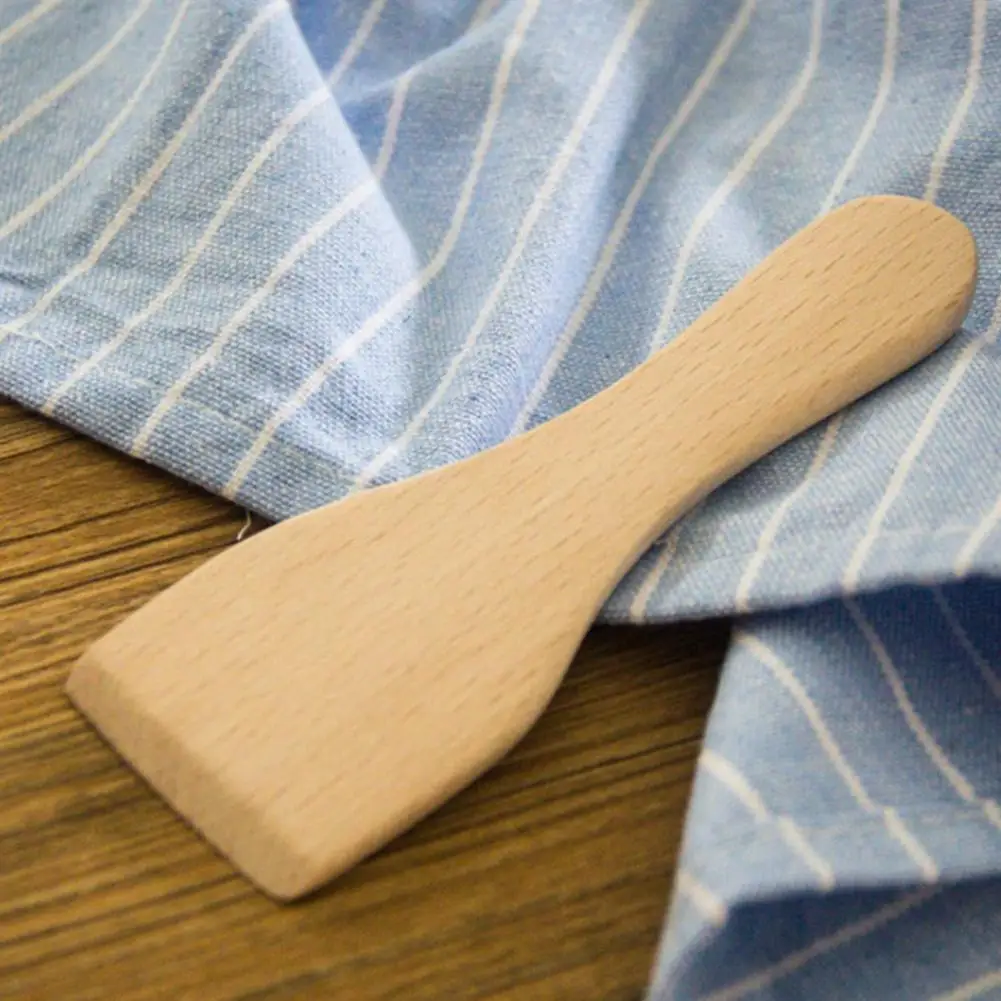 Буковая деревянная лопатка скребок для масла лопатки пиццы приготовления торта